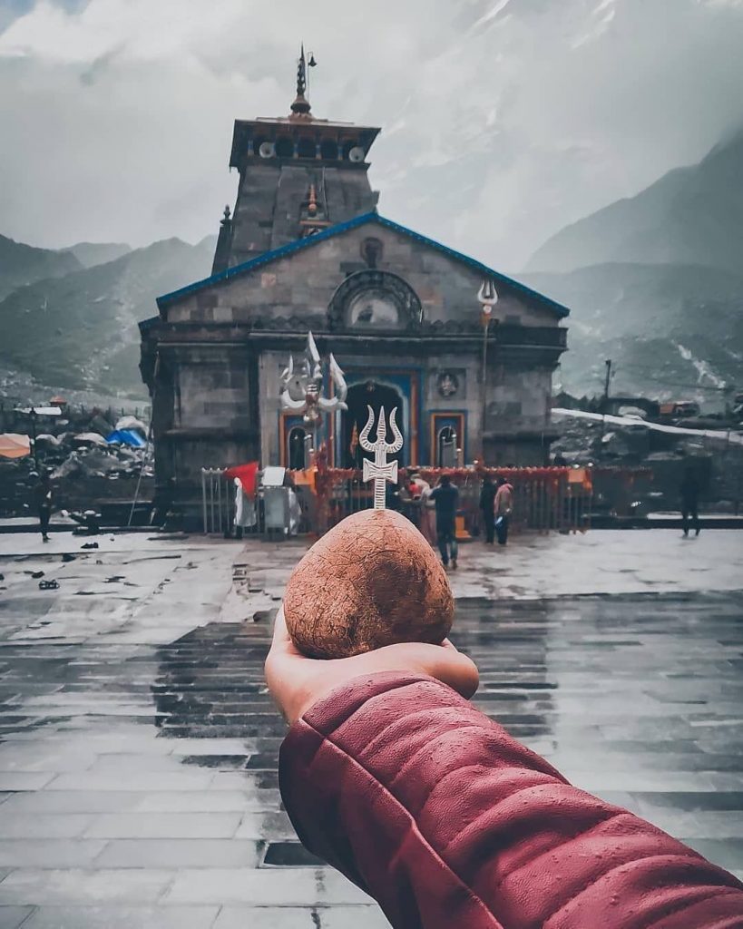 caption for kedarnath trip in english